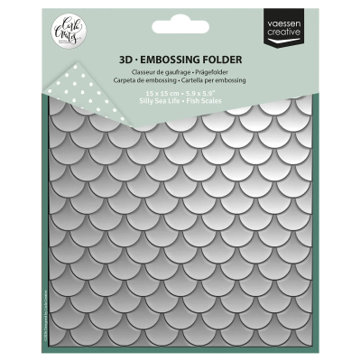 Fish Scales, Prägeschablone - Vaessen Creative