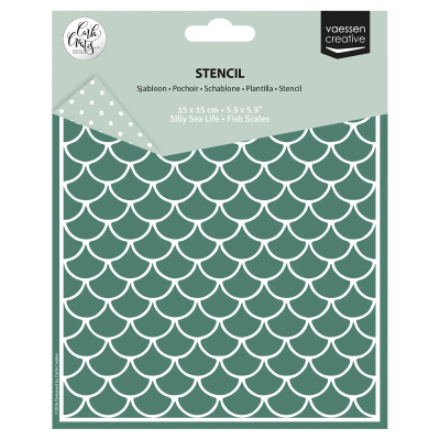 Fish Scales, Schablone - Vaessen