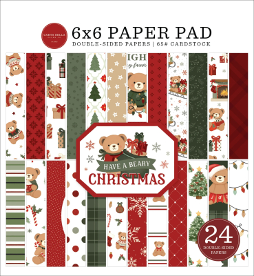 Have a Beary Christmas 6x6 Paperpad - Carta Bella