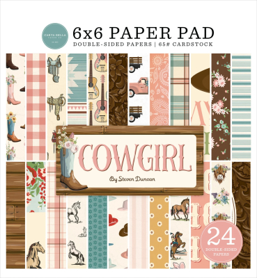 Cowgirl 6x6 Paperpad - Carta Bella
