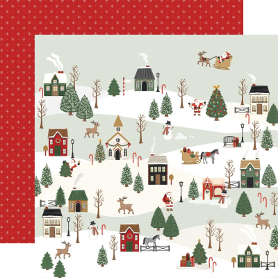 Christmas Village - Christmas Village, Designpapier - Carta Bella