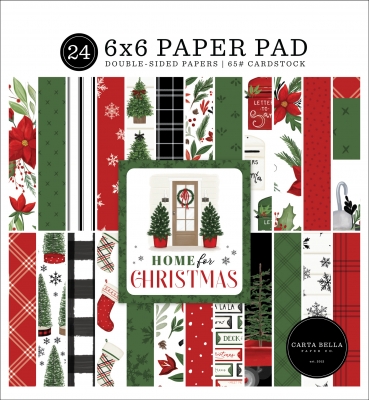 Home For Christmas 6x6 Paper - Carta Bella