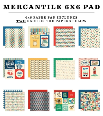 Mercantile 6x6 Paperpad - Carta Bella