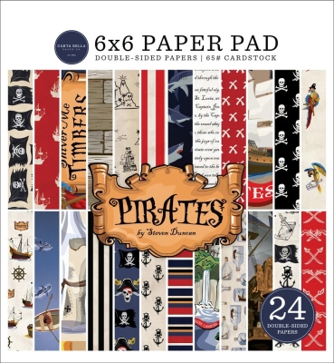 Pirates 6x6 Paper - Carta Bella