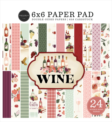 Wine 6x6 Paperpad - Carta Bella