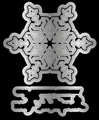 Preview: Winter Snowflakes, 3D Prägefolder & Stanze - Crafter's Companion