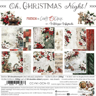 Oh, Christmas Night!, 6x6 Paperpad - Craft O'Clock