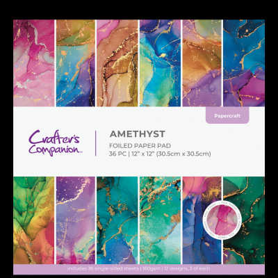 Amethyst 12x12 Paperpad - Crafter's Companion