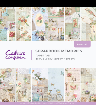 Scrapbook Memories 12x12 Paperpad - Crafter's Companion