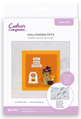 Halloween Pets, Stempel, Stanze & Flock - Crafter's Companion