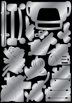 Preview: Seasonal Car, Stempel & Stanzenset - Crafter's Companion