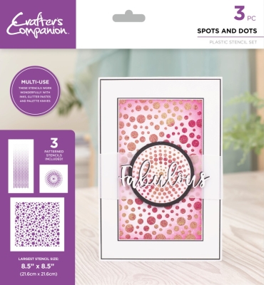 Spots and Dots, Schablonenset - Crafter's Companion