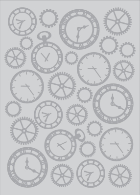 Cogs of Time, 2D Embossing Folder - Crafter's Companion