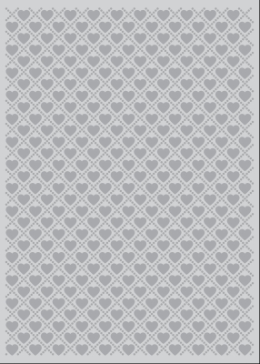 Preview: Hearts, 2D Embossing Folder - Crafter's Companion