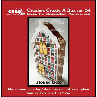 Create A Box #34 Haus Box, Stanze - Crealies