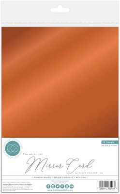 Mirror Card, Rose Copper - Craft Consortium