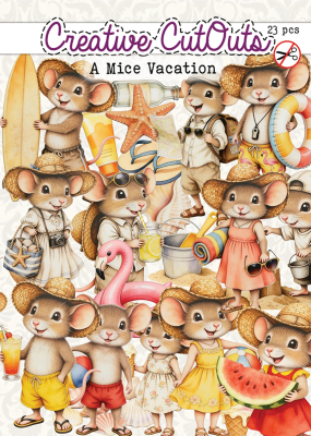 A Mice Vacation, Die-Cuts - Creatief Art