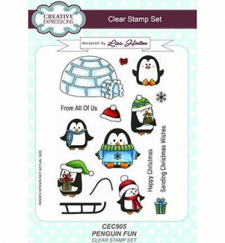 Penguin Fun, Clearstamp - Creative Expressions