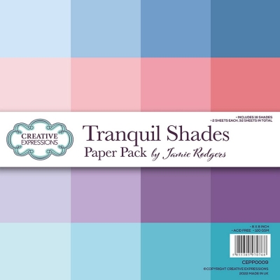 Tranquil Shades 8x8 Paperpad - Creative Expressions