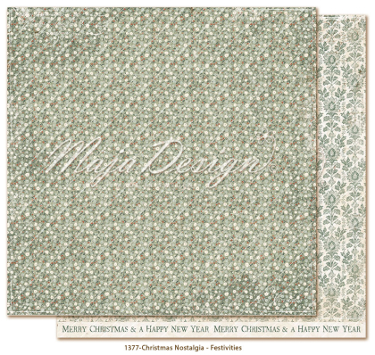 Christmas Nostalgia - Festivities, Designpapier - Maja Design