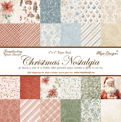 Christmas Nostalgia 6x6 Paperpad - Maja Design