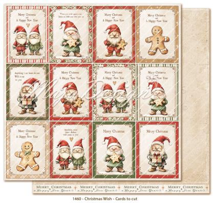 Christmas Wish - Cards To Cut, Designpapier - Maja Design