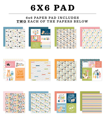 Preview: Cat Lover 6x6 Paperpad - Echo Park