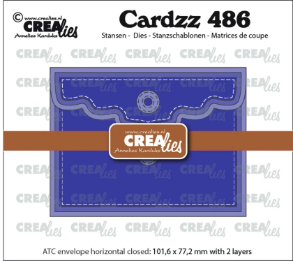 Cardzz ATC Envelope Horizontal Panel A, Stanze - Crealies