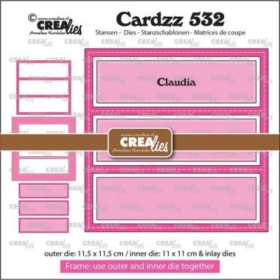 Frame & Inlay 3 rectangle, Stanze - Crealies