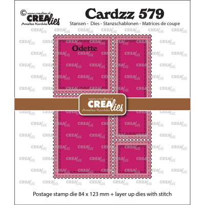 Postage Frame Odette with Stitched Layer, Stanze - Crealies