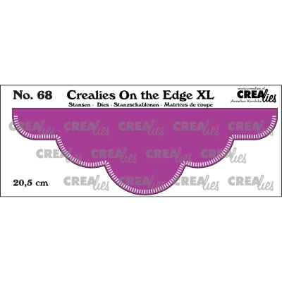 On The Edge #68XL Little Stripes, Stanze - Crealies