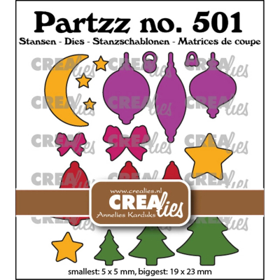 Partz #501 Mini Christmas, Stanze - Crealies