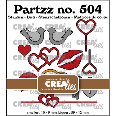 Partz #504 Mini Love, Stanze - Crealies