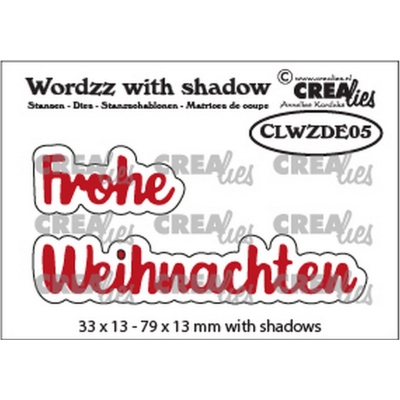 Wordzz#05 Frohe Weihnachten, Stanze - Crealies