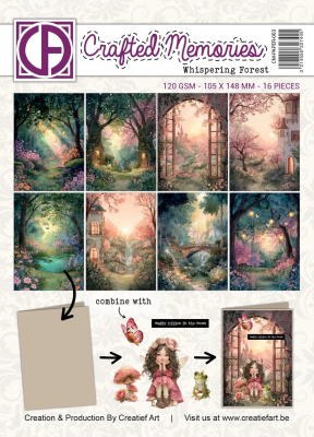 Whispering Forest, Collage Paperpad A6 - Creatief Art