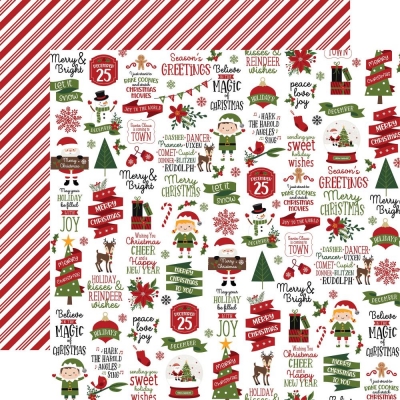 Christmas Magic, Christmas Cheer, Designpapier - Echo Park