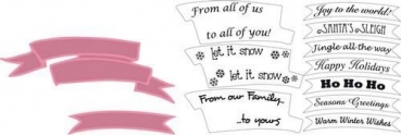 Collectables Banners & Text Christmas, Stanze - Marianne Design