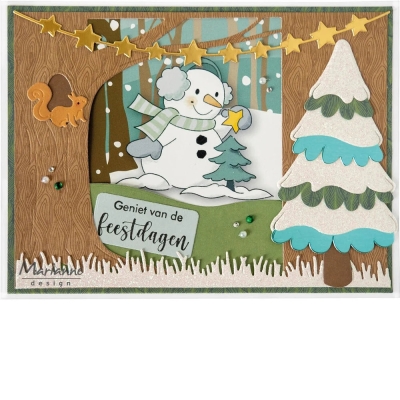 Collectables Snowy Tree, Stanze - Marianne Design