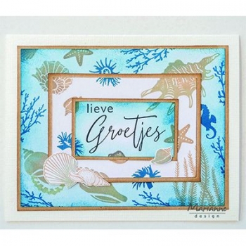 Silhouette Coral, Clearstamp - Marianne Design