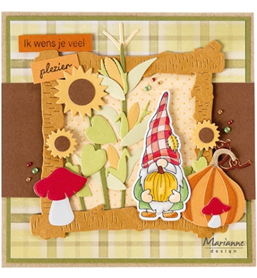 Mr. Autumn Gnome, Clearstamp - Marianne Design