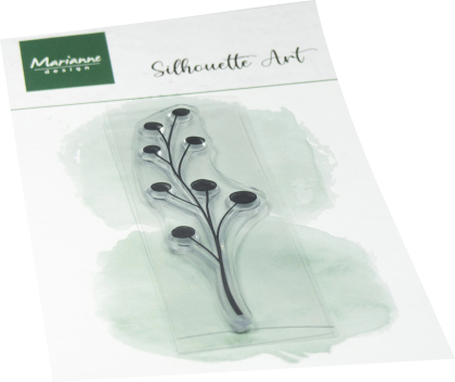 Silhouette Art Beeren, Clearstamp - Marianne Design