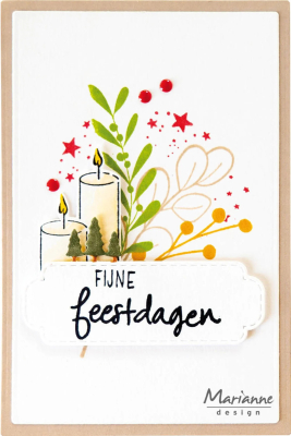 Silhouette Art Beeren, Clearstamp - Marianne Design