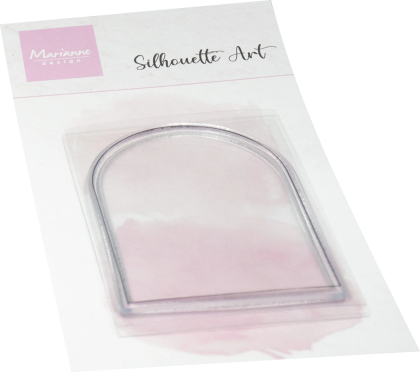 Silhouette Art Dome Frame, Clearstamp - Marianne Design