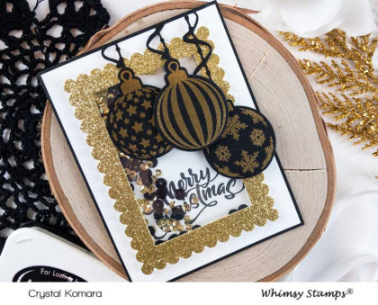 Preview: Elegant Ornaments, Clearstamps - Whimsy Stamps
