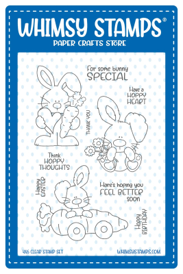 Hoppy Thoughts, Clearstamps - Whimsy Stamps