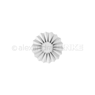 Rosette mit Ornamentrand, Stanze - Alexandra Renke