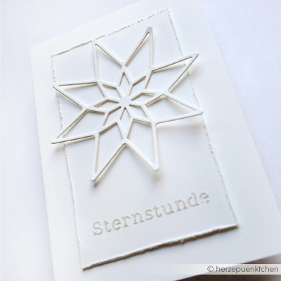 Preview: Achterstern Strahlen Innenstern, Stanze - Alexandra Renke