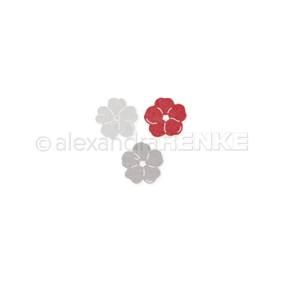 Erdbeerblüten Set, Stanze – Alexandra Renke