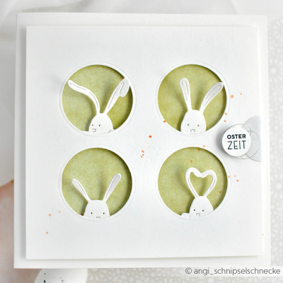 Preview: Neugierige Häschen, Stanze - Alexandra Renke