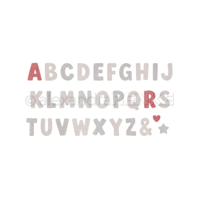 Weiches Bold Alphabet Groß, Stanze - Alexandra Renke